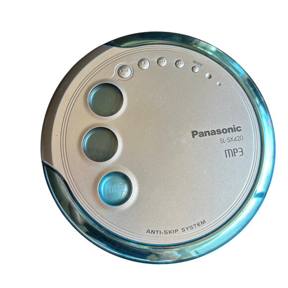 Panasonic SL-SX420 CD MP3 Portable CD Player Anti-Skip Works - Picture 1 of 6